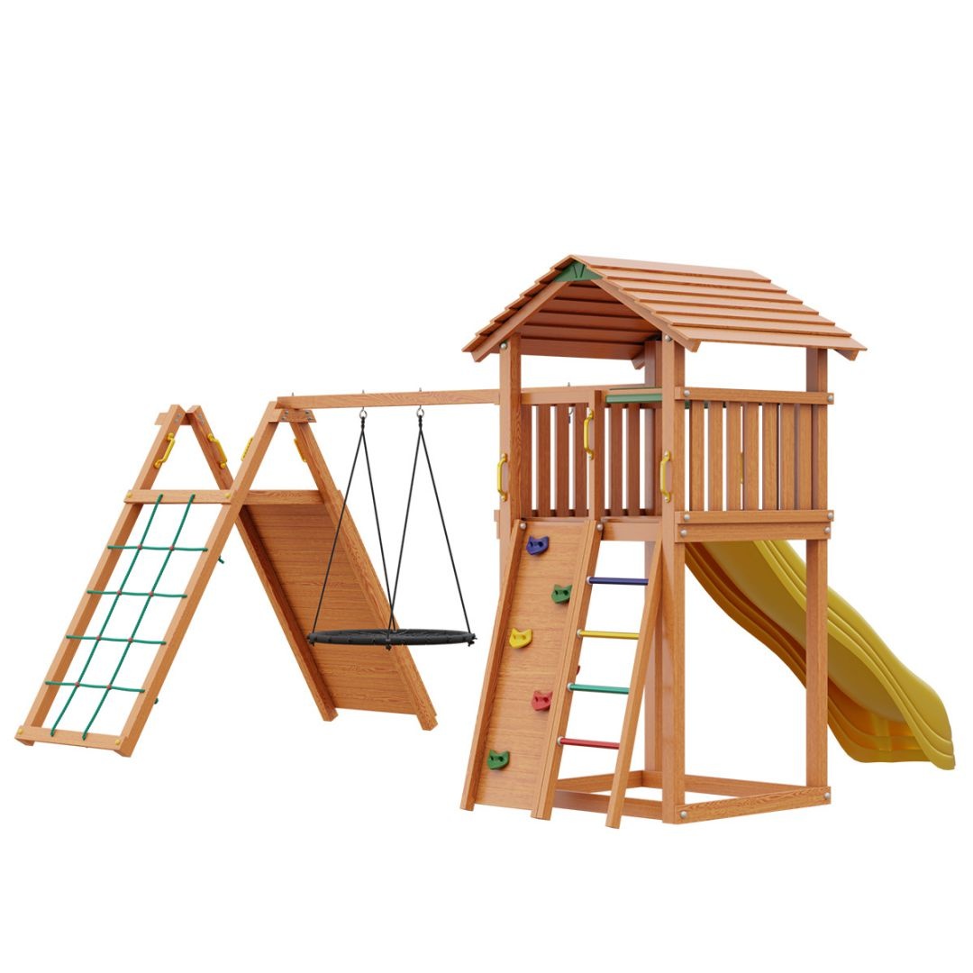 Детская деревянная площадка Jungle Cottage JC10